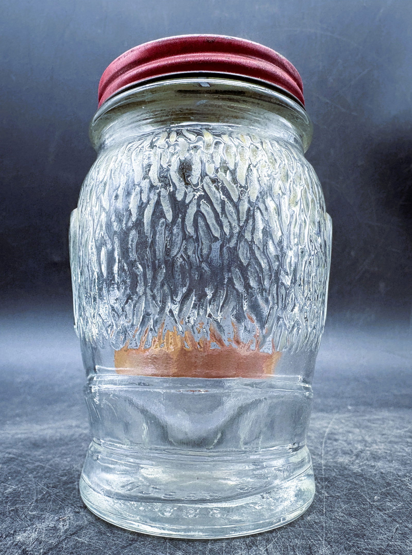 Vintage Lucky Joe Glass Coin Bank Black Americana - 4