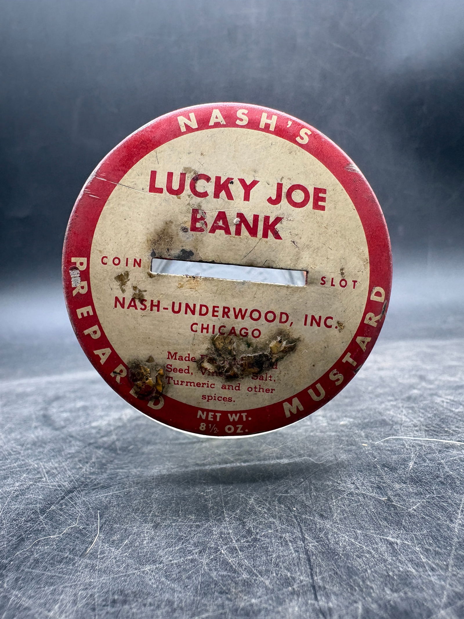 Vintage Lucky Joe Glass Coin Bank Black Americana - 6