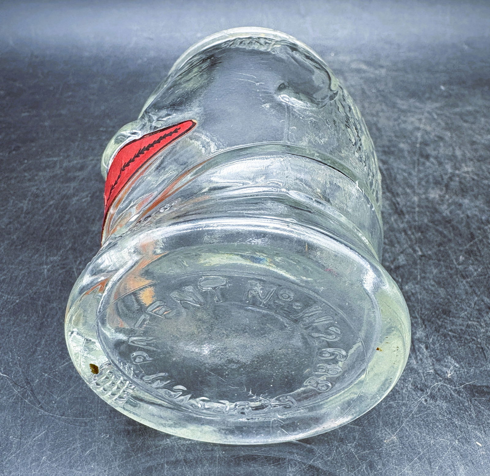 Vintage Lucky Joe Glass Coin Bank Black Americana - 8