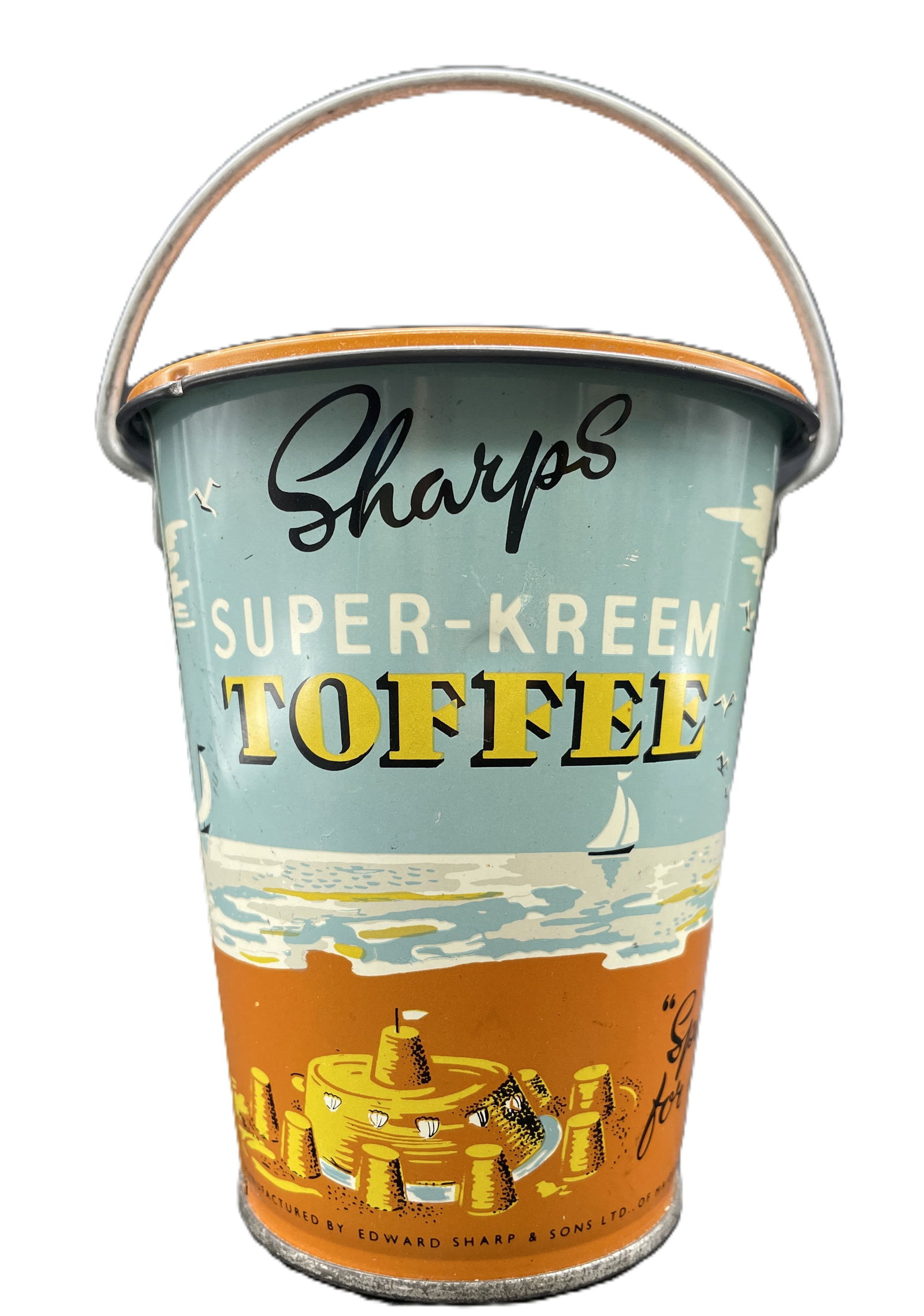 1920's Sharp's super-kreem toffee milk churn tin - 4
