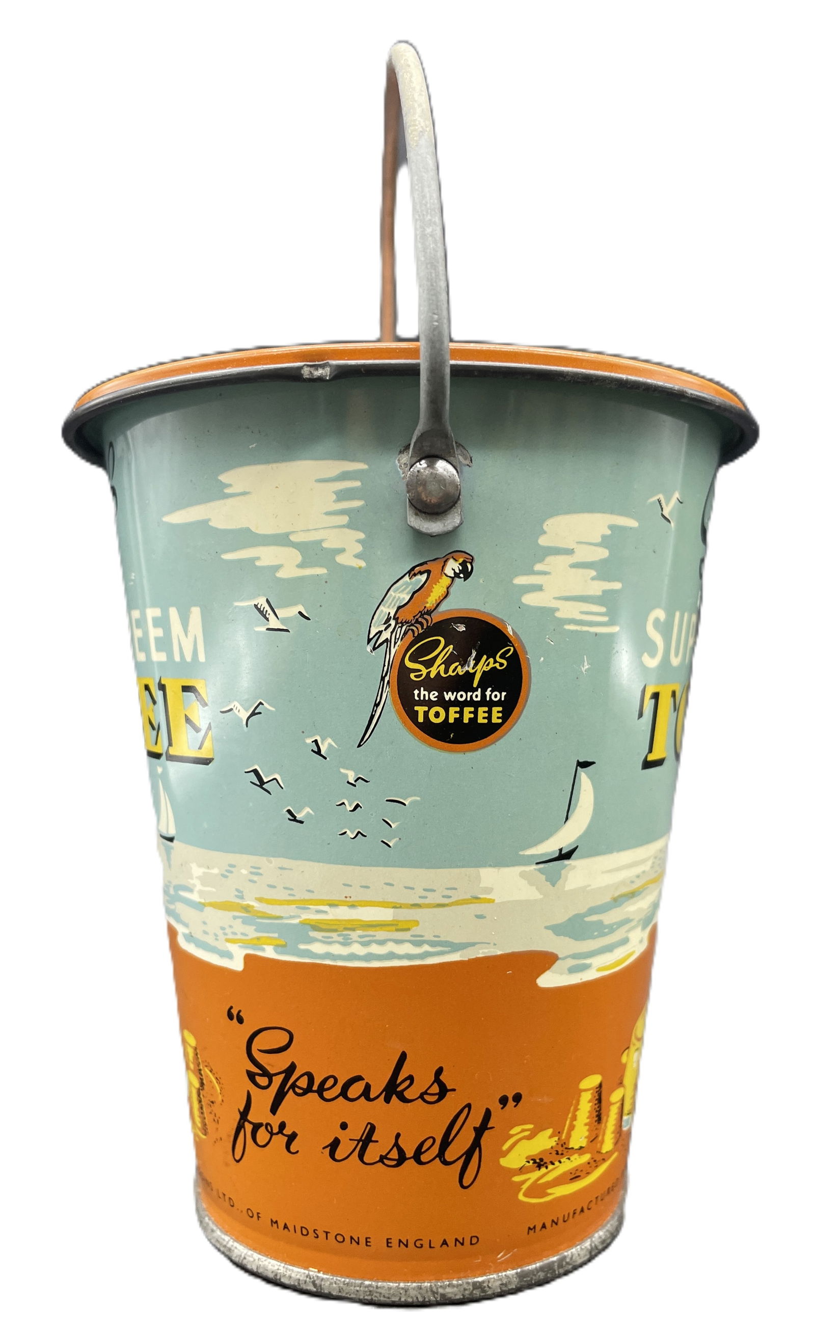 1920's Sharp's super-kreem toffee milk churn tin - 5