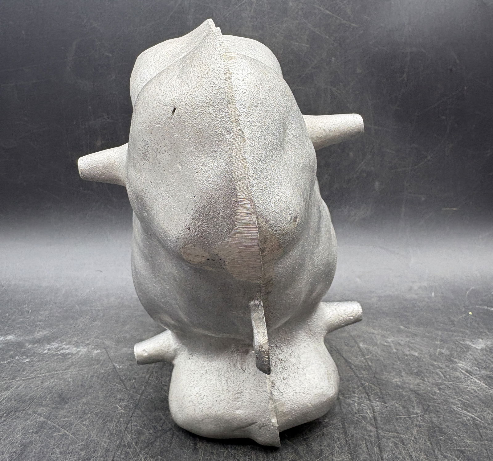 Vintage Cast Aluminum Bunny Rabbit Mold Metal - 5