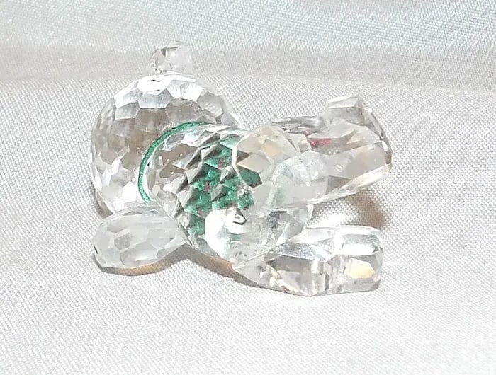 Swarovski Silver Crystal Kris Bear Figurine - 5