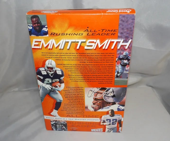 Wheaties NOS Full Box 1995 Emmitt Smith - 3