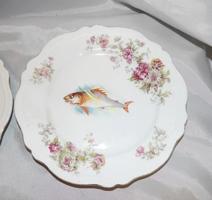 Antique Victorian Era O. E. Gutherz Plate - 2