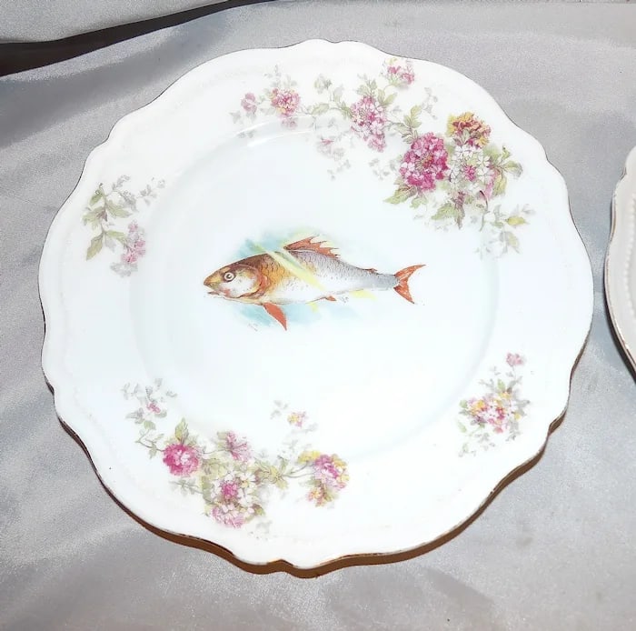 Antique Victorian Era O. E. Gutherz Plate - 3