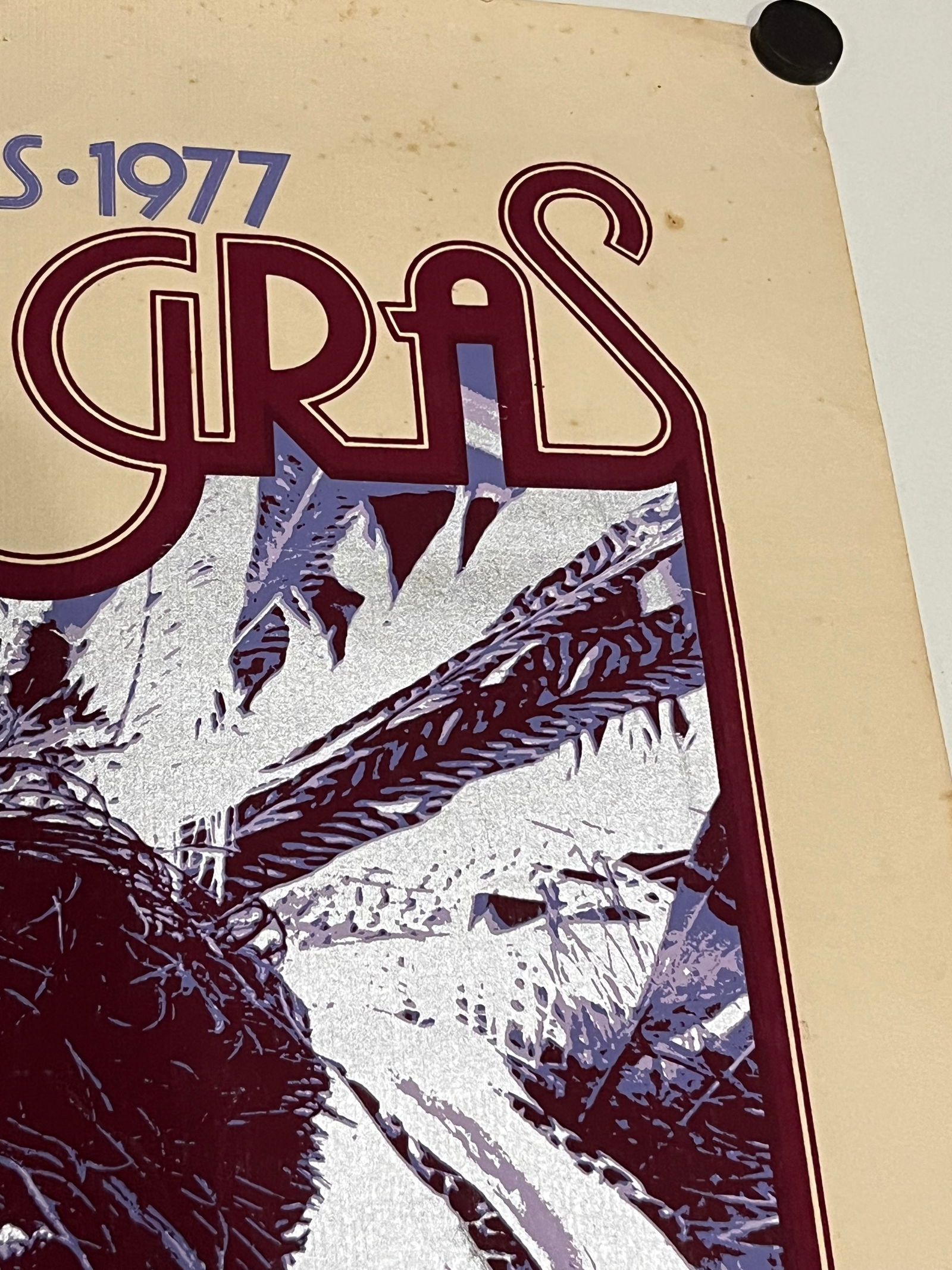 Rare 1977 New Orleans Mardi Gras Poster Limited Edition Signed Michael P. Smith - 7