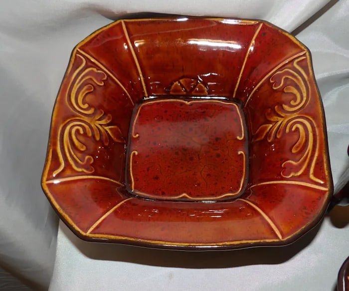 Reba Harmony Victorian Scroll 4 Red Wine Glasses - 5