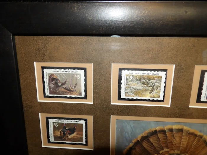 National Wildlife Foundation Turkey Stamps 1990 - 2