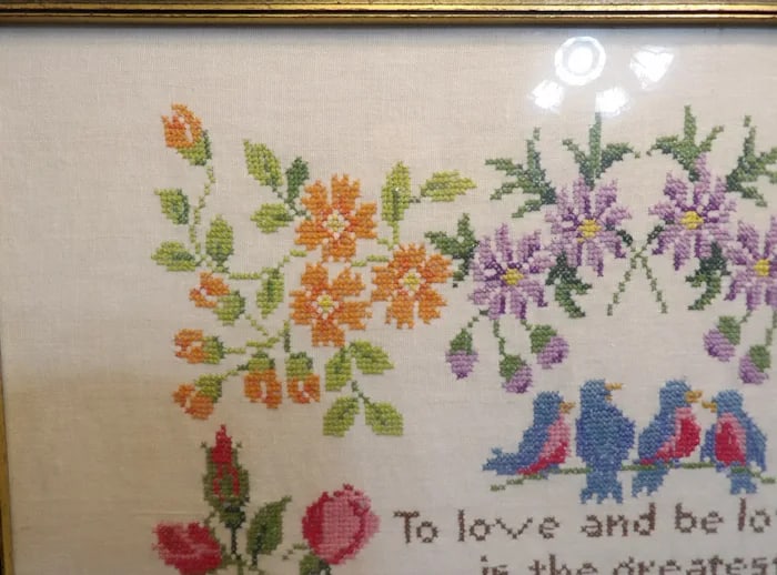 Vintage Romantic Needlepoint - 2