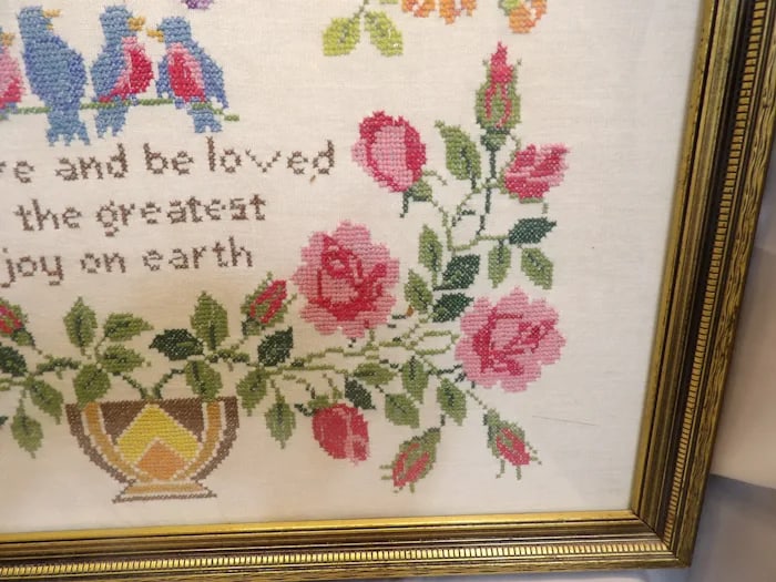 Vintage Romantic Needlepoint - 5