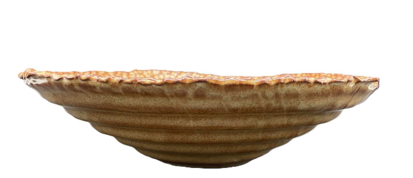 Studio Art Pottery Bowl Signed 11.5" - 7