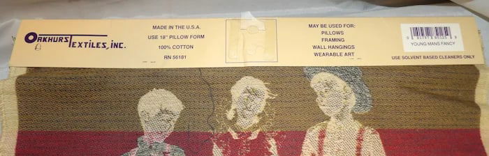 Norman Rockwell Tapestry Panel Oakhurst Textiles - 5