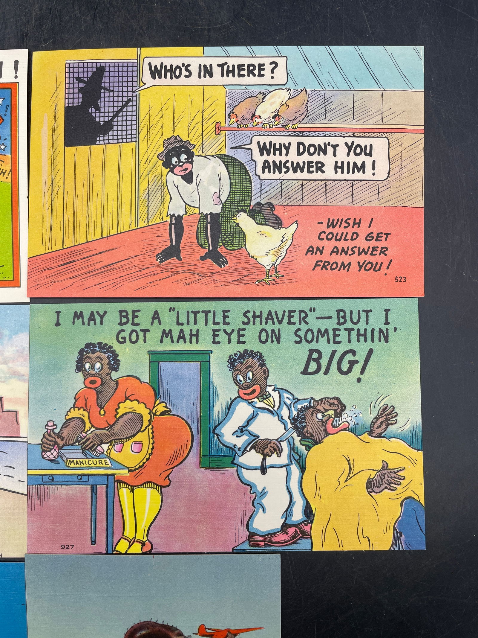 Lot of 6 Black Americana Postcards - 4