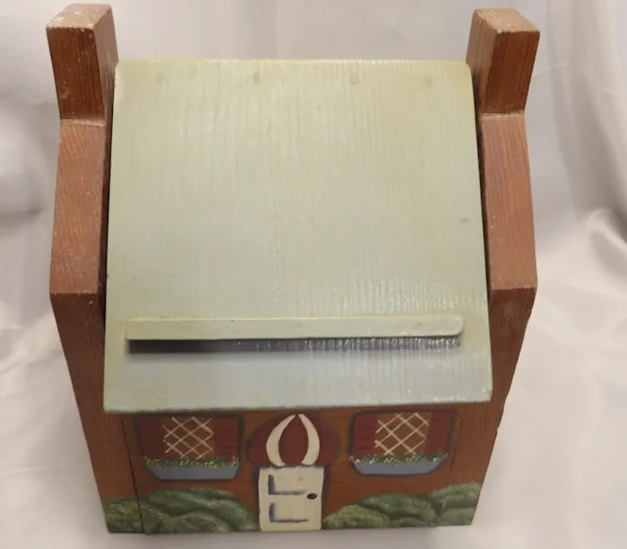 Vintage Folk Art Wood House Recipe - 2