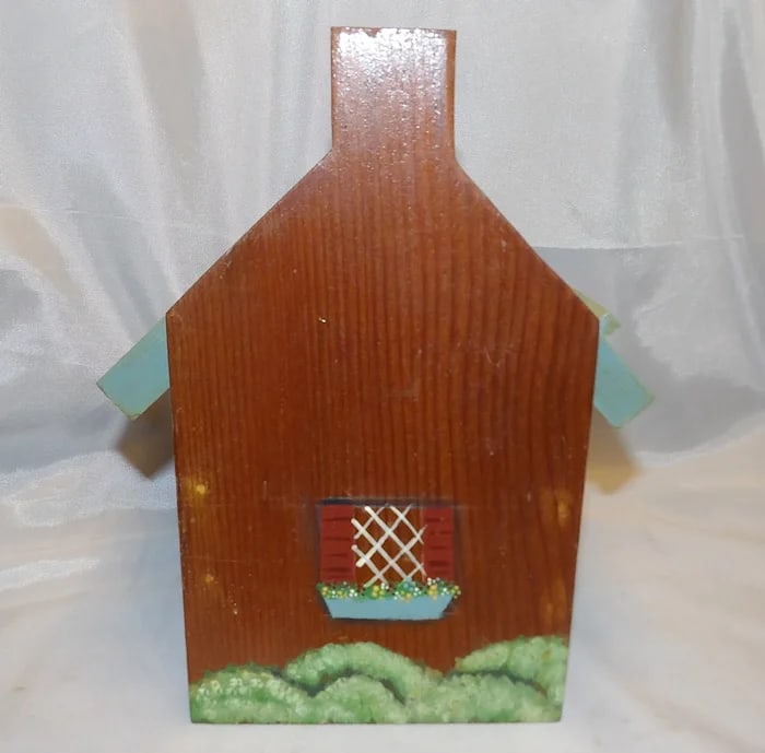 Vintage Folk Art Wood House Recipe - 5