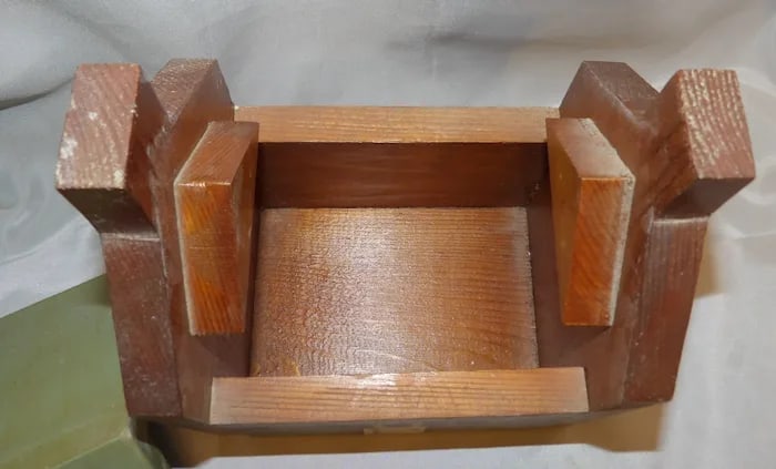 Vintage Folk Art Wood House Recipe - 6