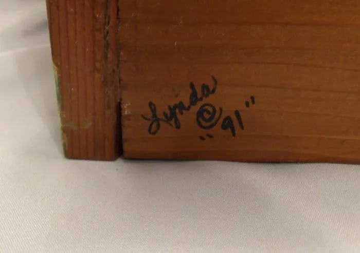 Vintage Folk Art Wood House Recipe - 8