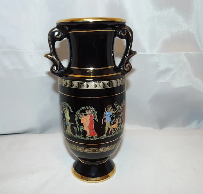 ADIS Double Handle Greek Urn Vase - 3