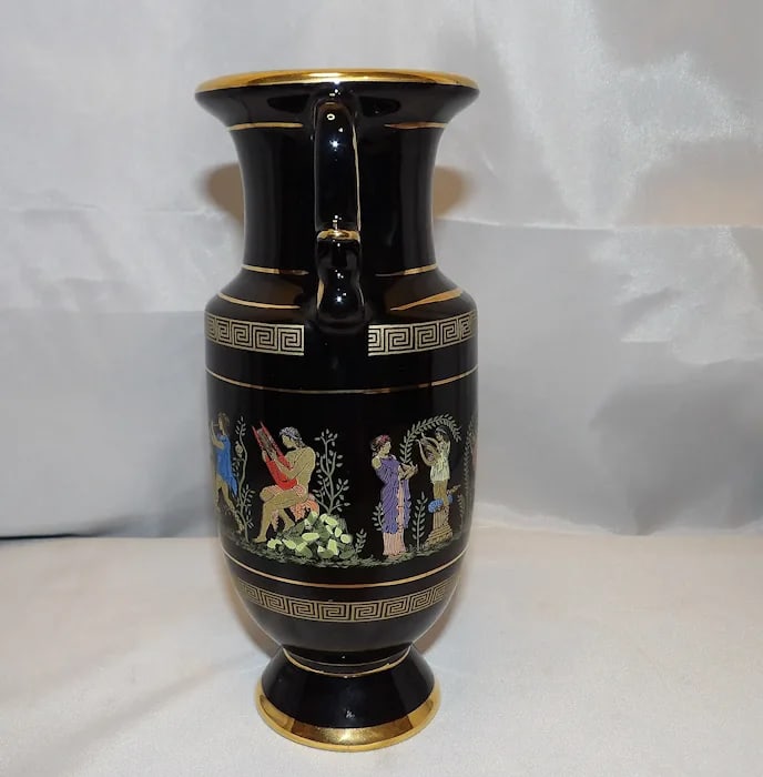 ADIS Double Handle Greek Urn Vase - 4