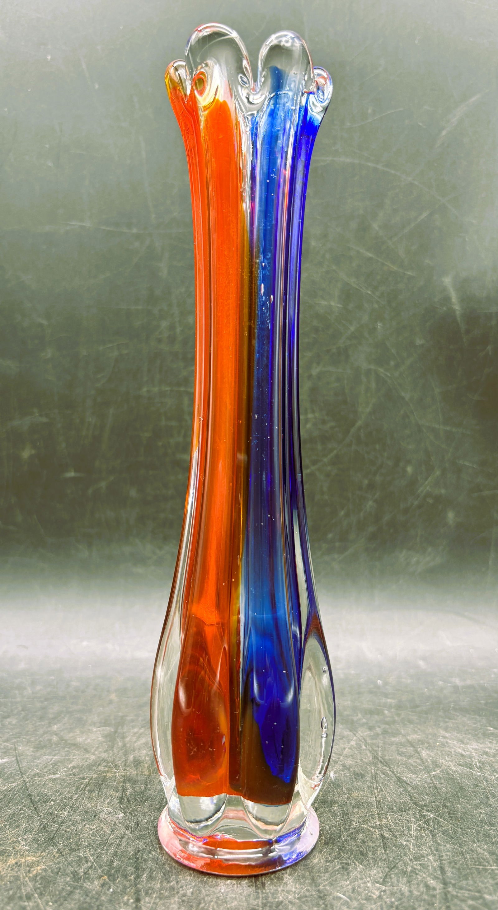 Vintage Murano Swung Glass Vase - 2