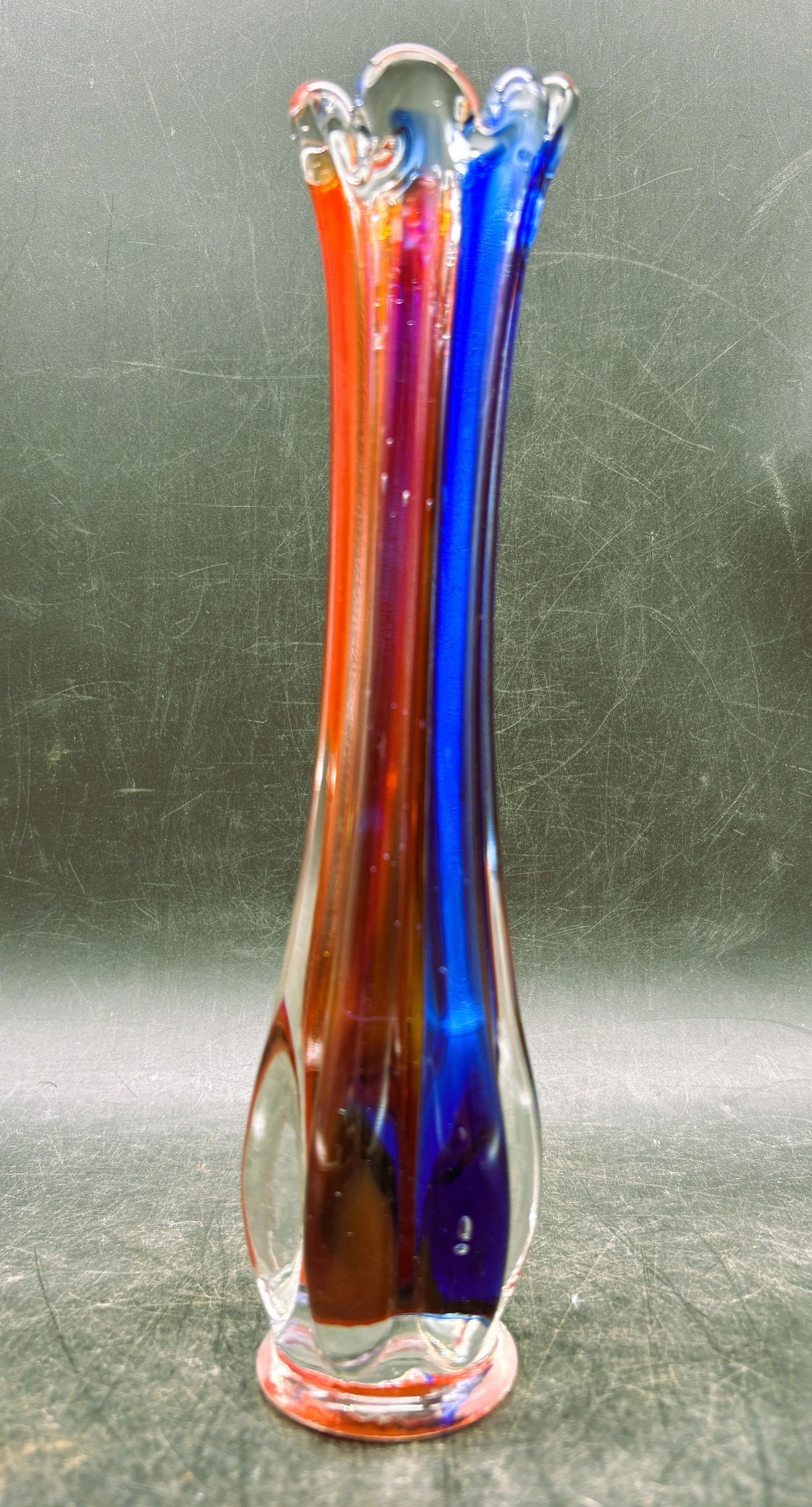 Vintage Murano Swung Glass Vase - 3