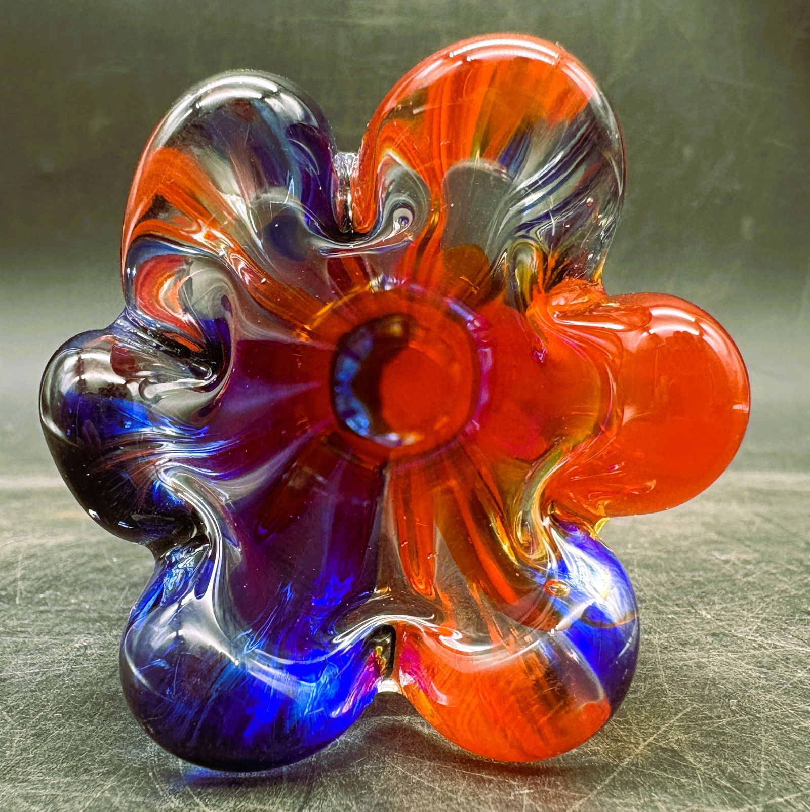 Vintage Murano Swung Glass Vase - 6