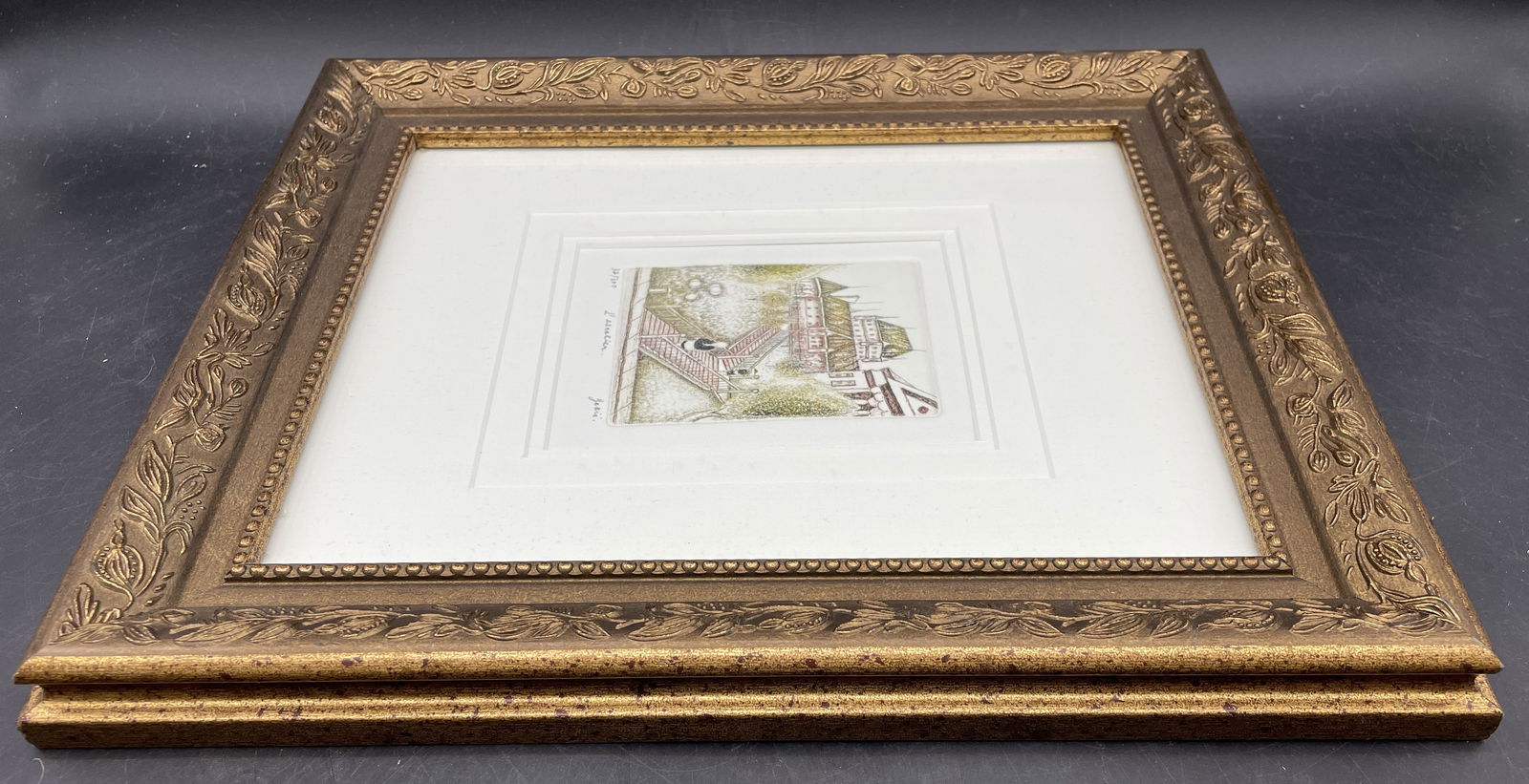 Vintage Signed & Numbered L'ESCALIERS Quebec Print 32/300 - 5