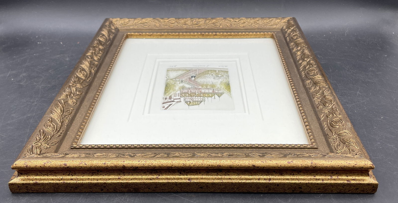 Vintage Signed & Numbered L'ESCALIERS Quebec Print 32/300 - 7