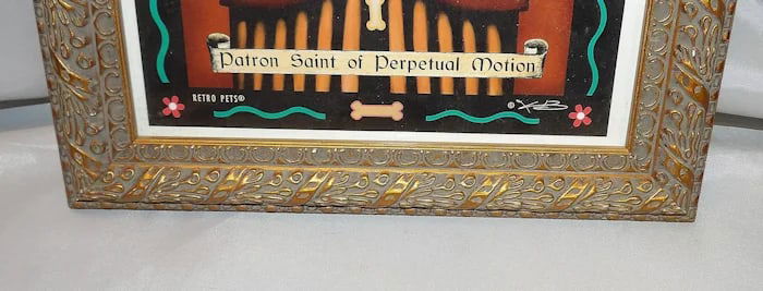 Retro Pets San Canine de Weimaraner Art - 3