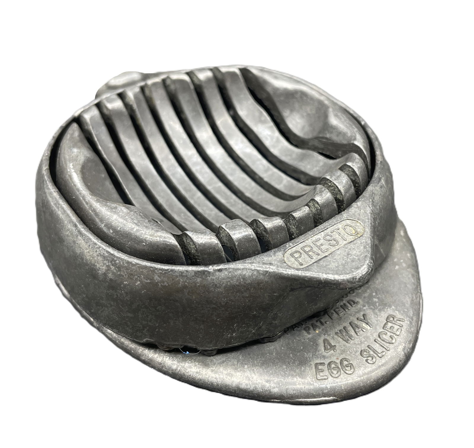 Vintage Presto 4 Way Egg Slicer Aluminum with Metal Wire Cutter 1950s - 2