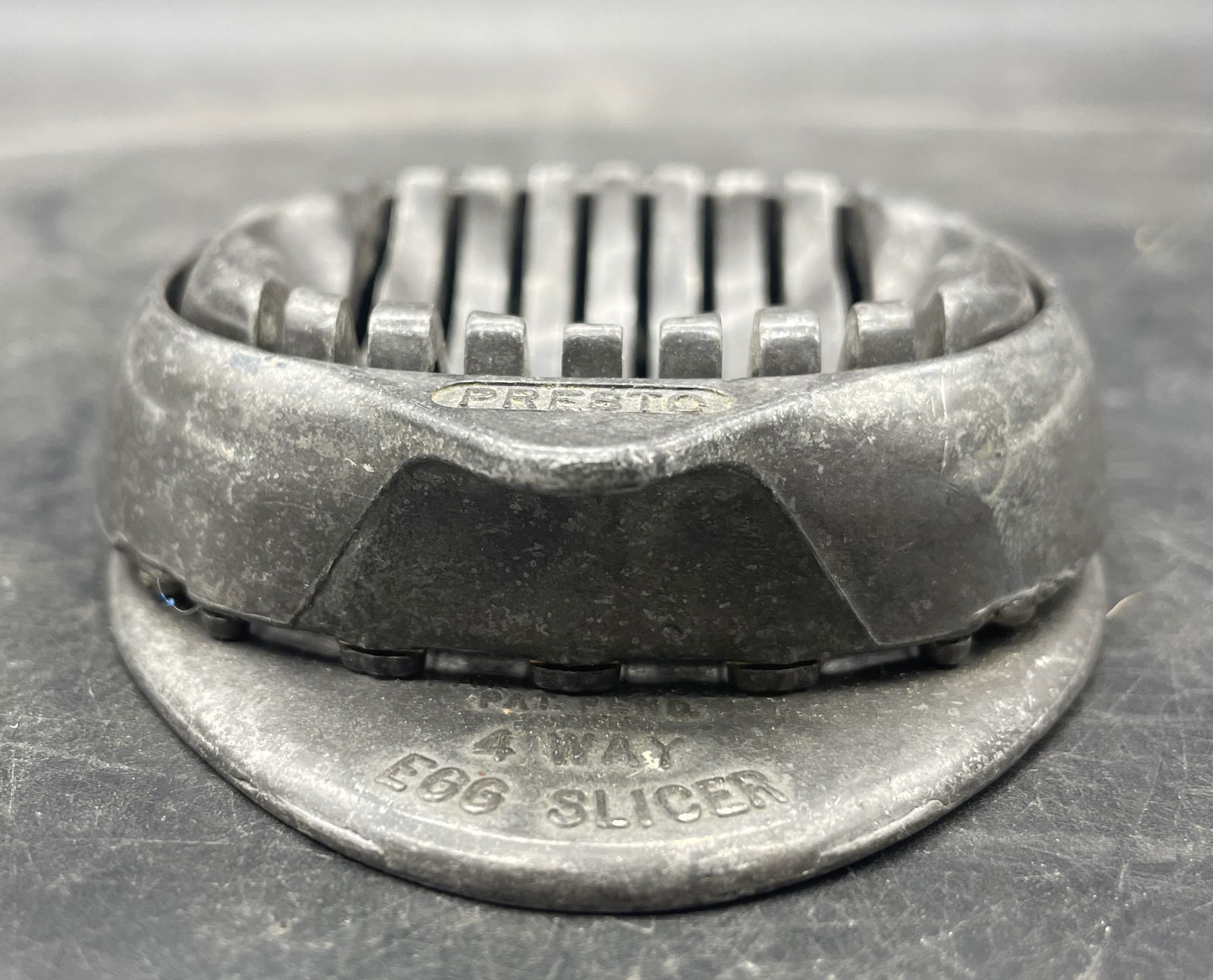 Vintage Presto 4 Way Egg Slicer Aluminum with Metal Wire Cutter 1950s - 5