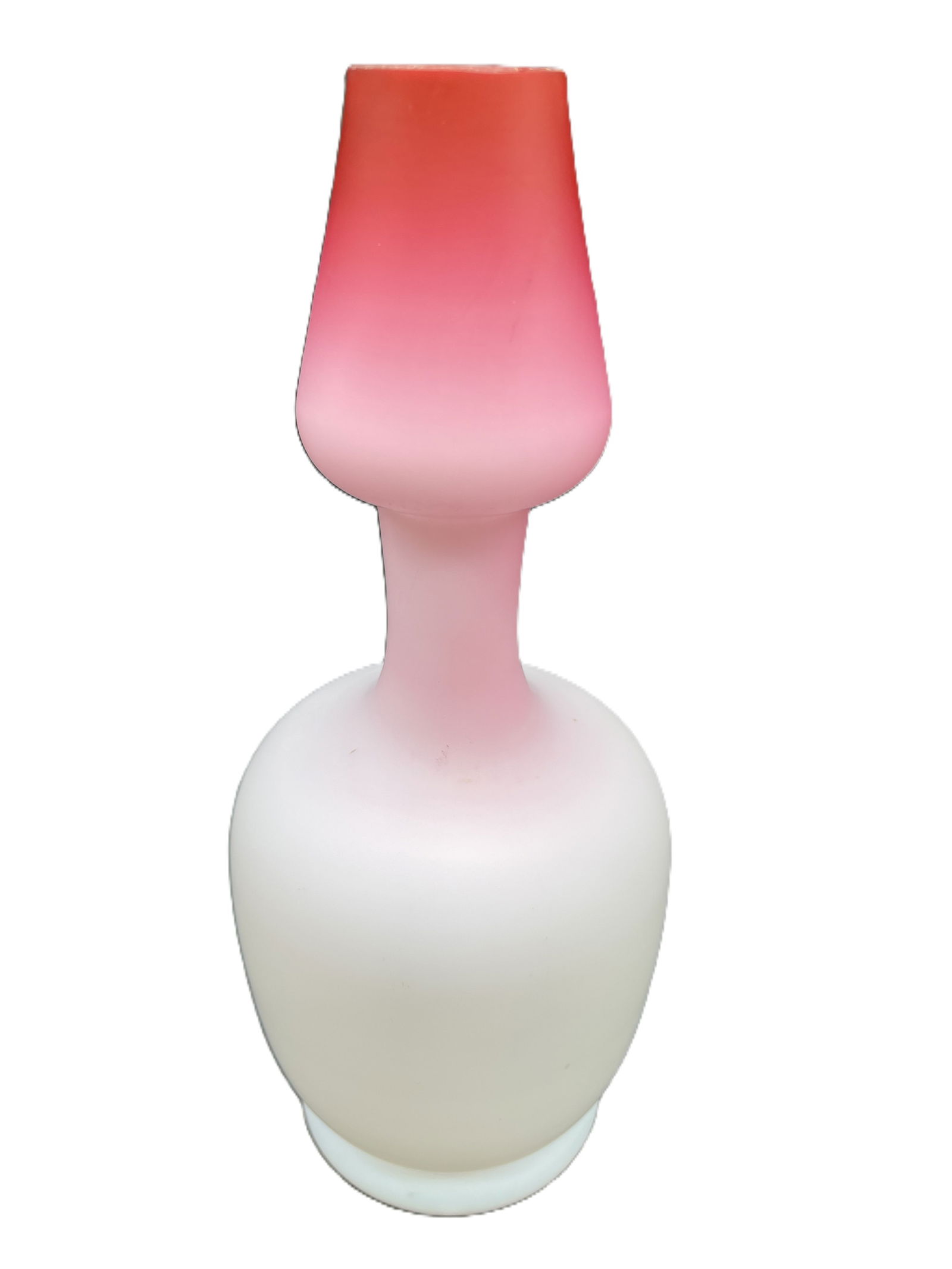 Bohemian Victorian Pink Cased Peach Blow Satin Glass Double Gourd Shape Vase: Date/Period: unknownDimension: Approx. 8" x 3.5"Material: glassAdditional Information: Victorian Pink Cased Peach Blow Satin Glass Double Gourd Shape Vase Shipping:Domestic: Flat-rate of $12.00 to