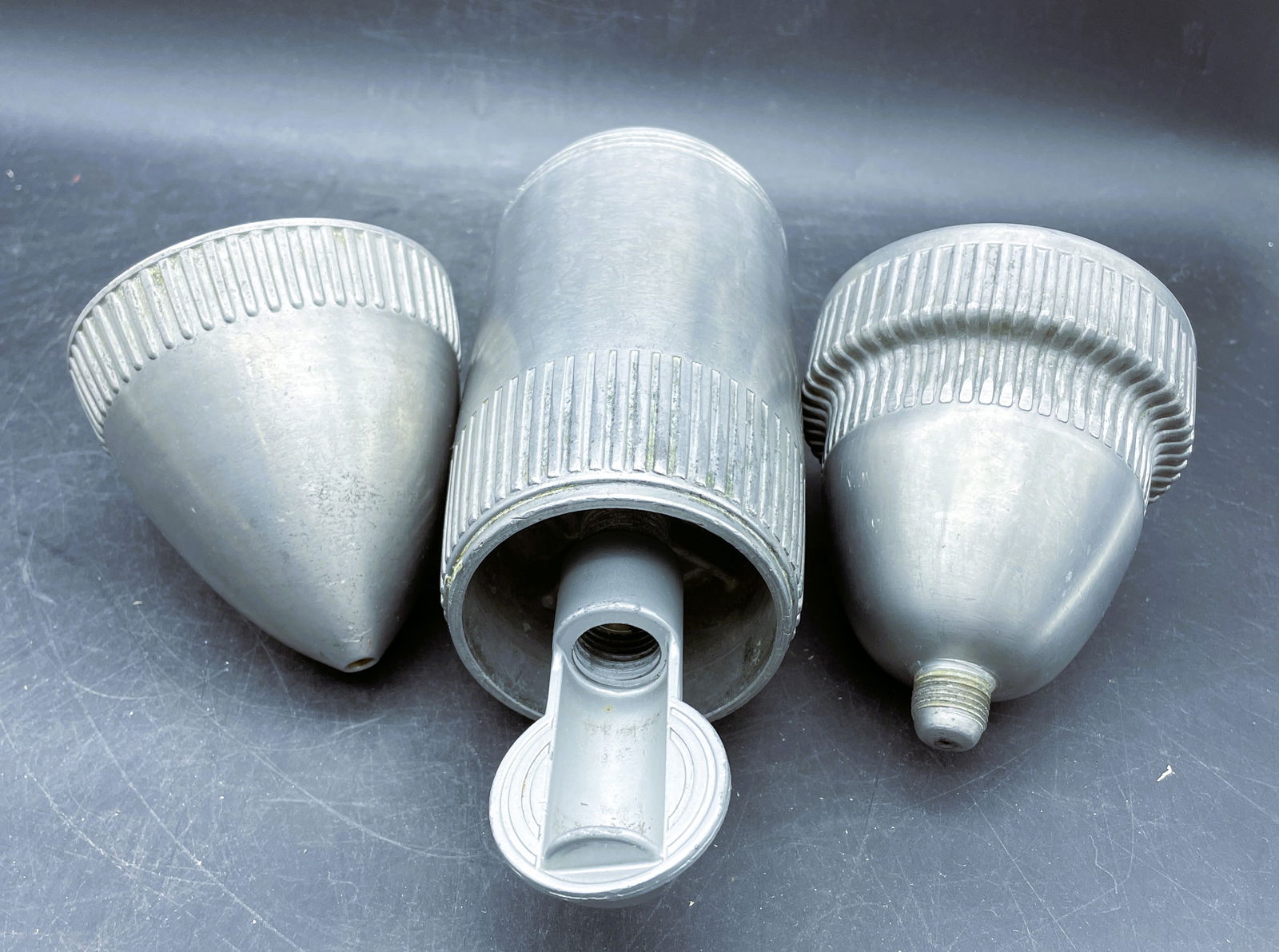 VINTAGE 1940S SMOOTHIE "SATINSMOOTH" ICE CREAM MAKER MIXER ROCKET BULLET RALMAC - 6