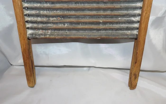 Antique Bent Wood Wash Board - 3