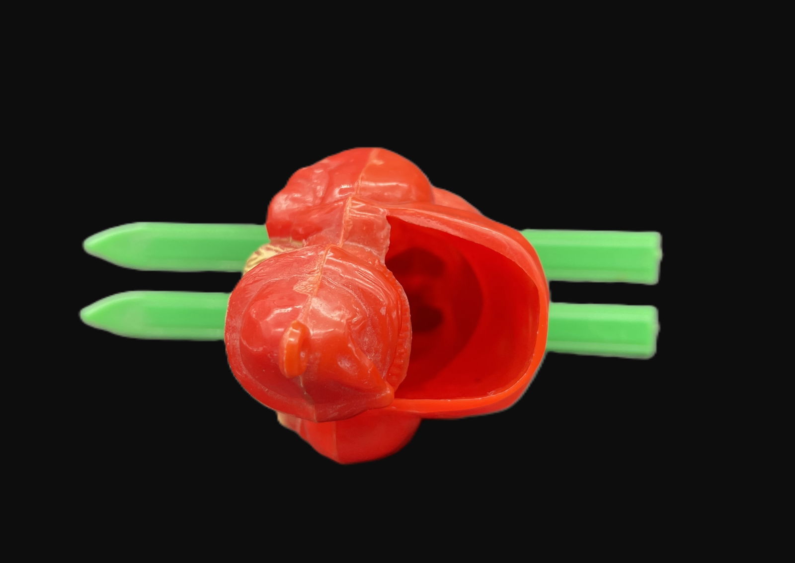 Vintage IRWIN MADE IN USA SANTA on Skis PLASTIC - 6