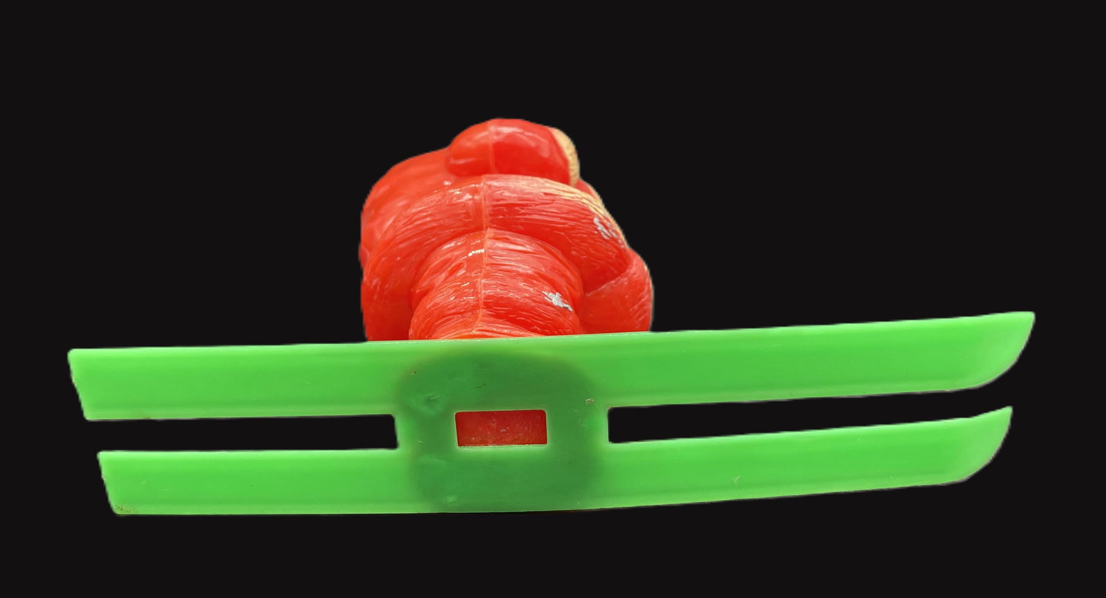 Vintage IRWIN MADE IN USA SANTA on Skis PLASTIC - 7