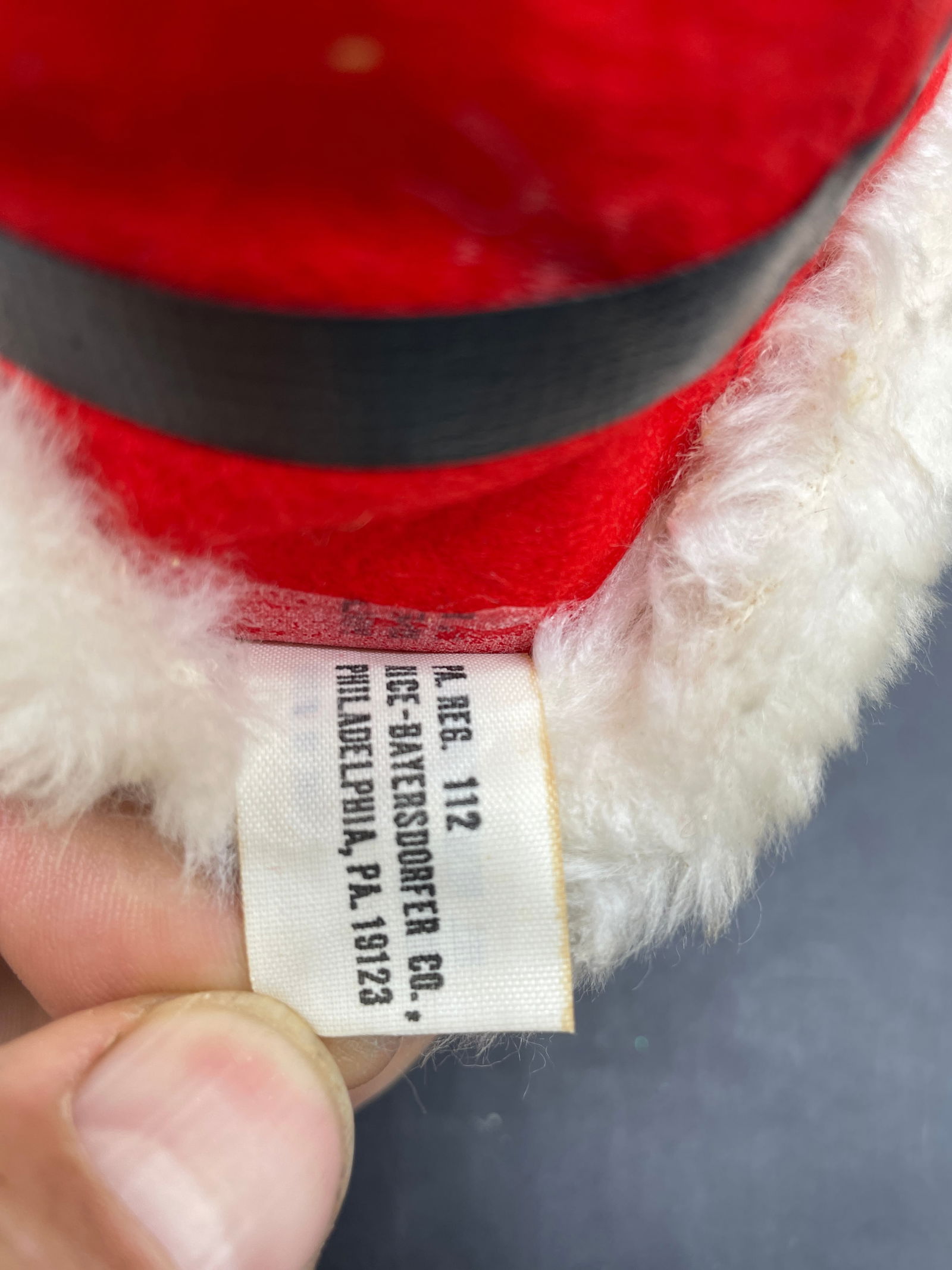 Vintage Rice-Bayersdorfer Co. Rubber face Santa Claus Figurine Black Boots - 7