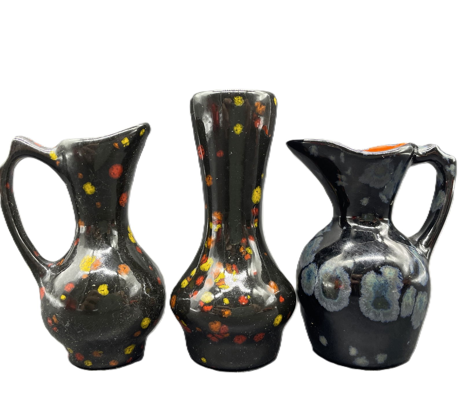 YATES Mid-Century Miniature Art Pottery 3pcs - 2