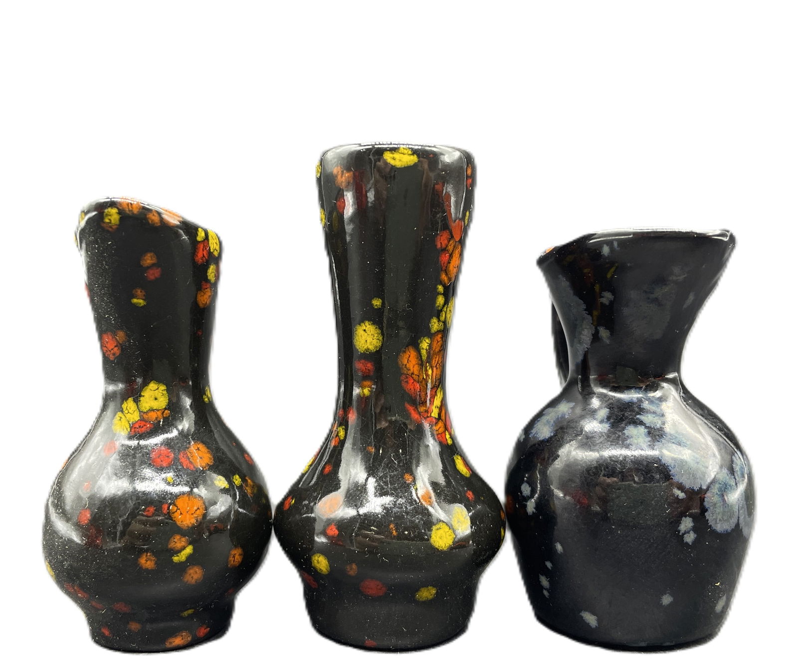 YATES Mid-Century Miniature Art Pottery 3pcs - 3