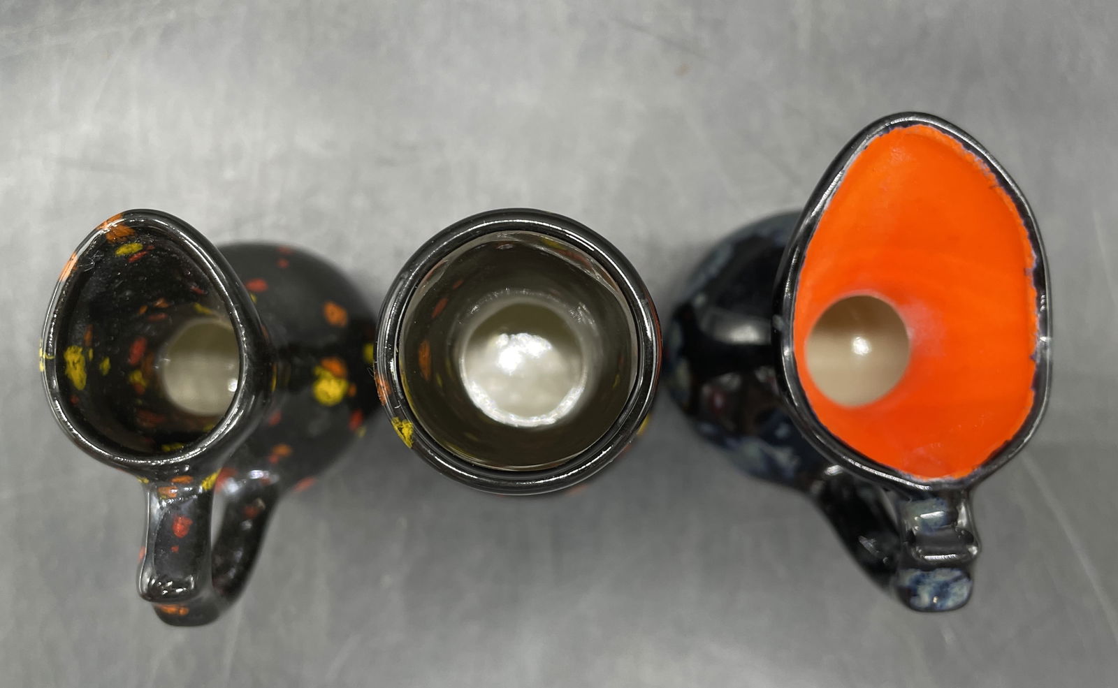 YATES Mid-Century Miniature Art Pottery 3pcs - 4