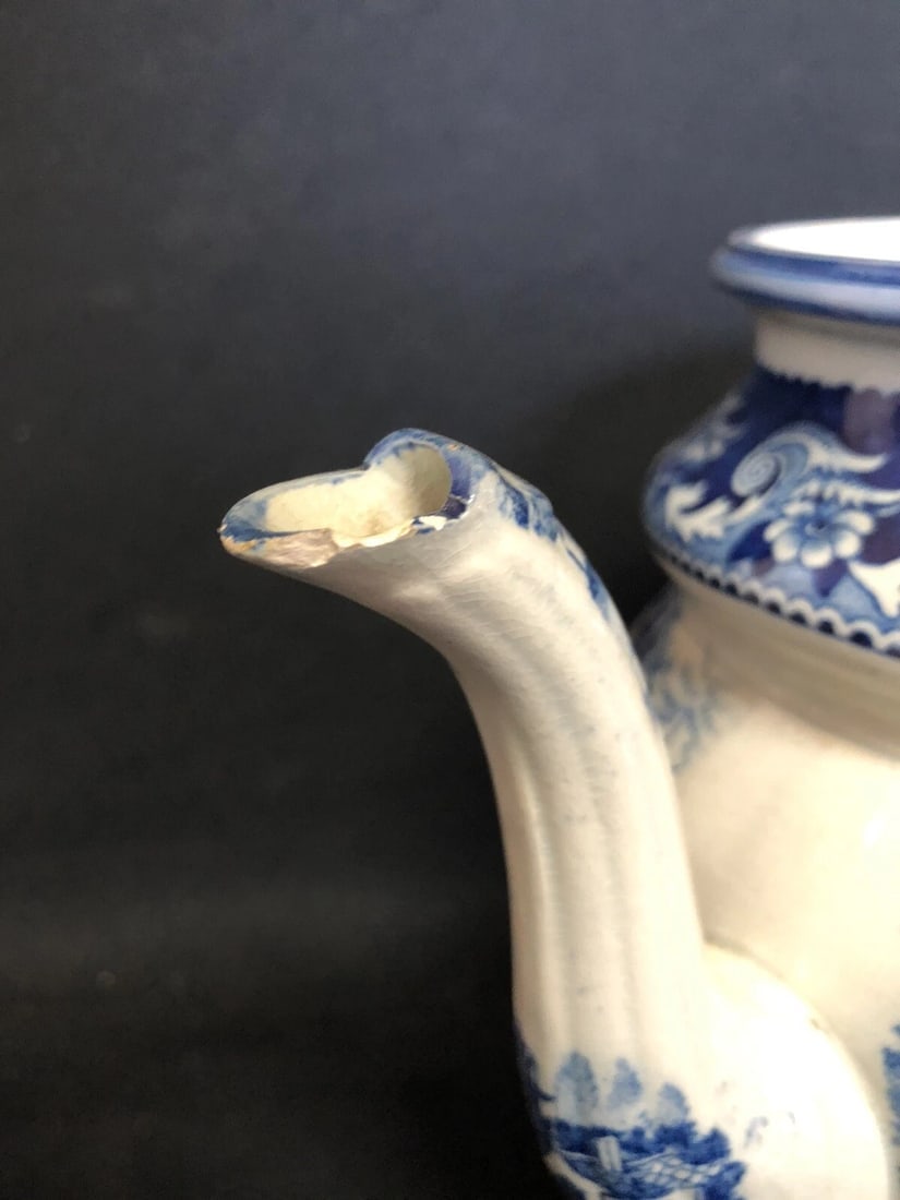 Staffordshire Coffee Pot - 6