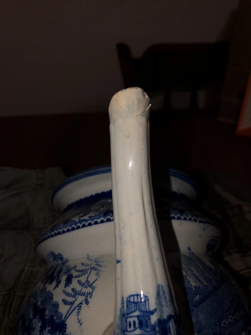 Staffordshire Coffee Pot - 8