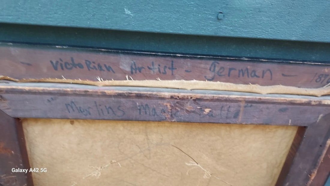 oil painting Merlin Magical Ball 19th Fentury Wizards - 5