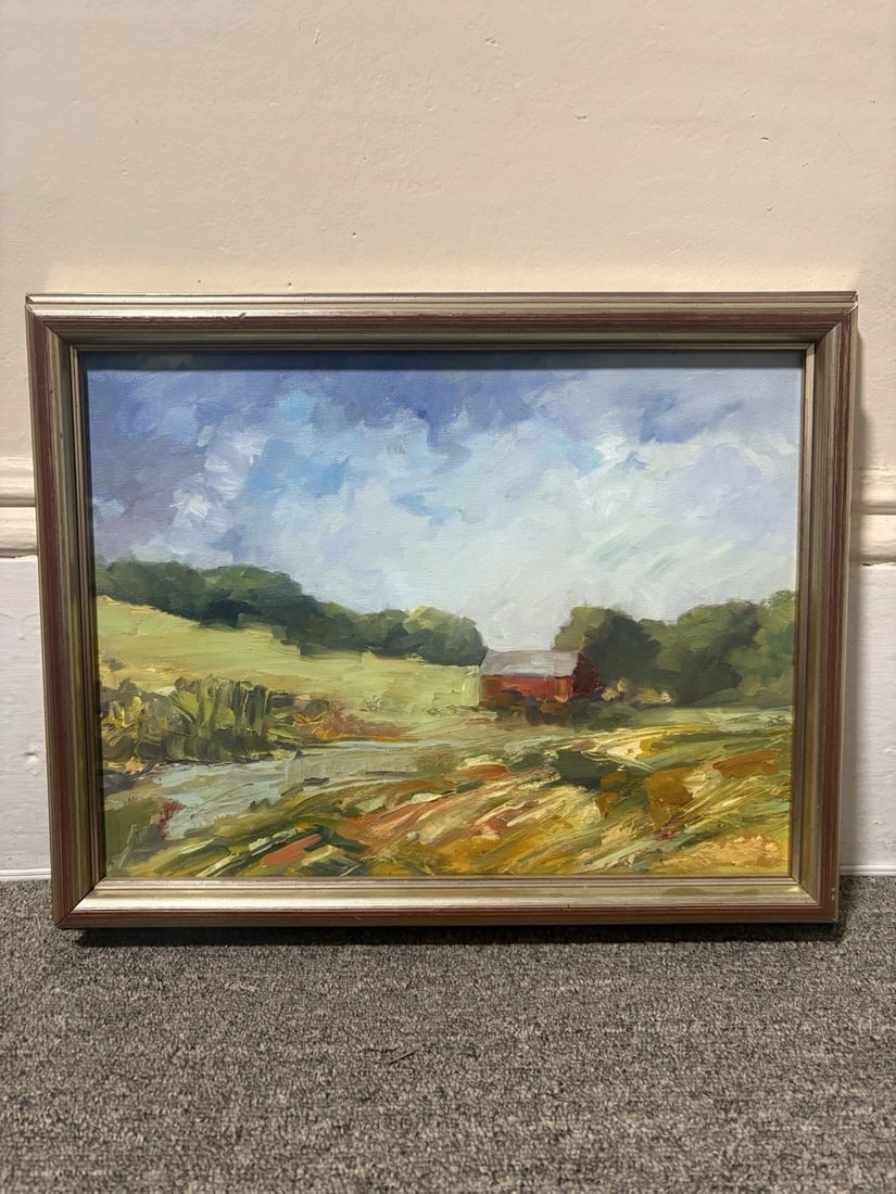 Impressionistic Oil On Canvas Landscape Painting (1 of 4)