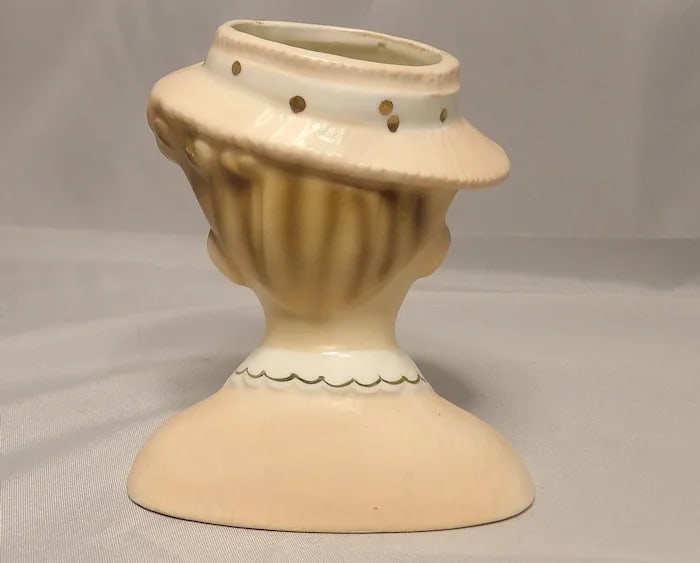 Vintage 1963 Inarco Lady Head Vase - 3