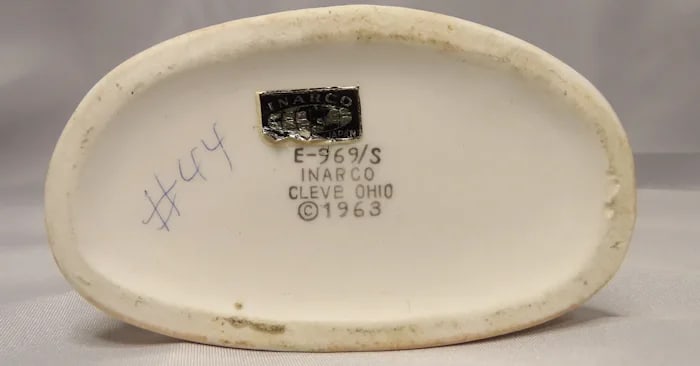 Vintage 1963 Inarco Lady Head Vase - 6