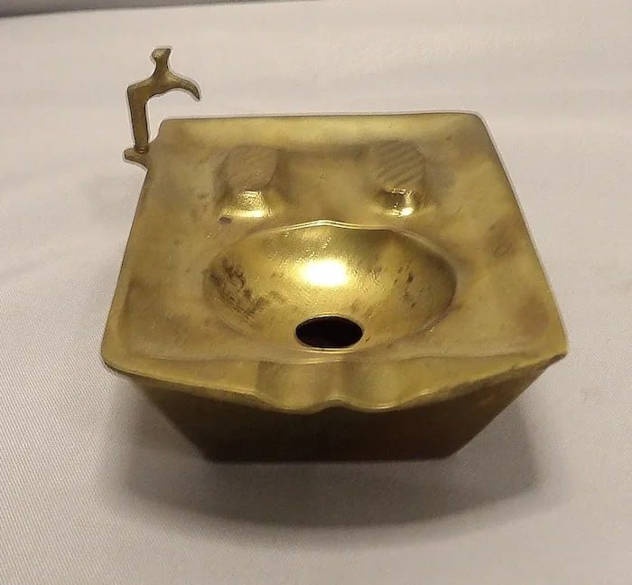 MC Brass Turkish Toilet Ashtray - 3