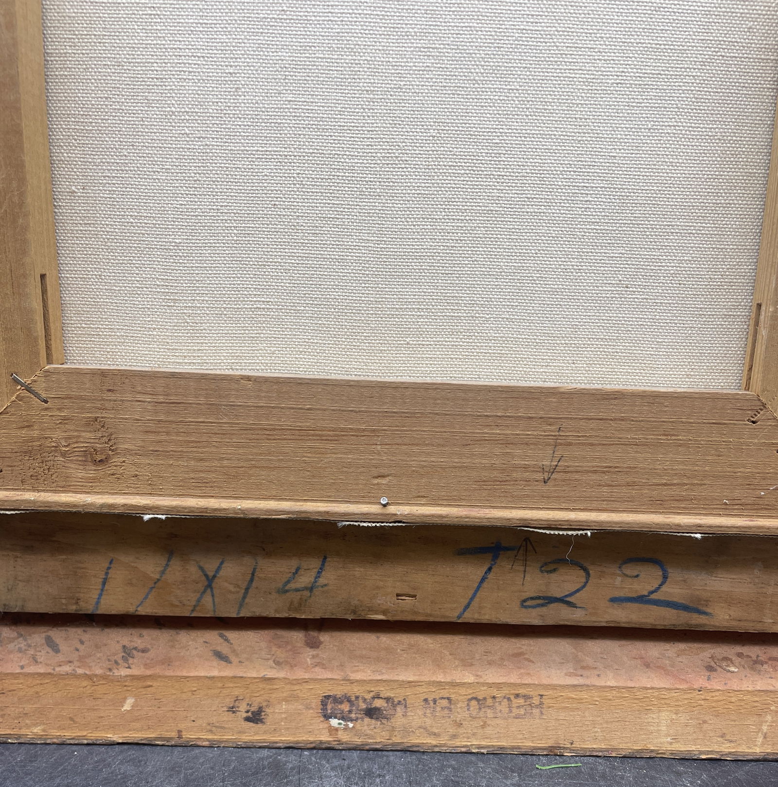 Vintage Poodle Oil On Canvas Portrait Original Signed Flocked Frame - 7