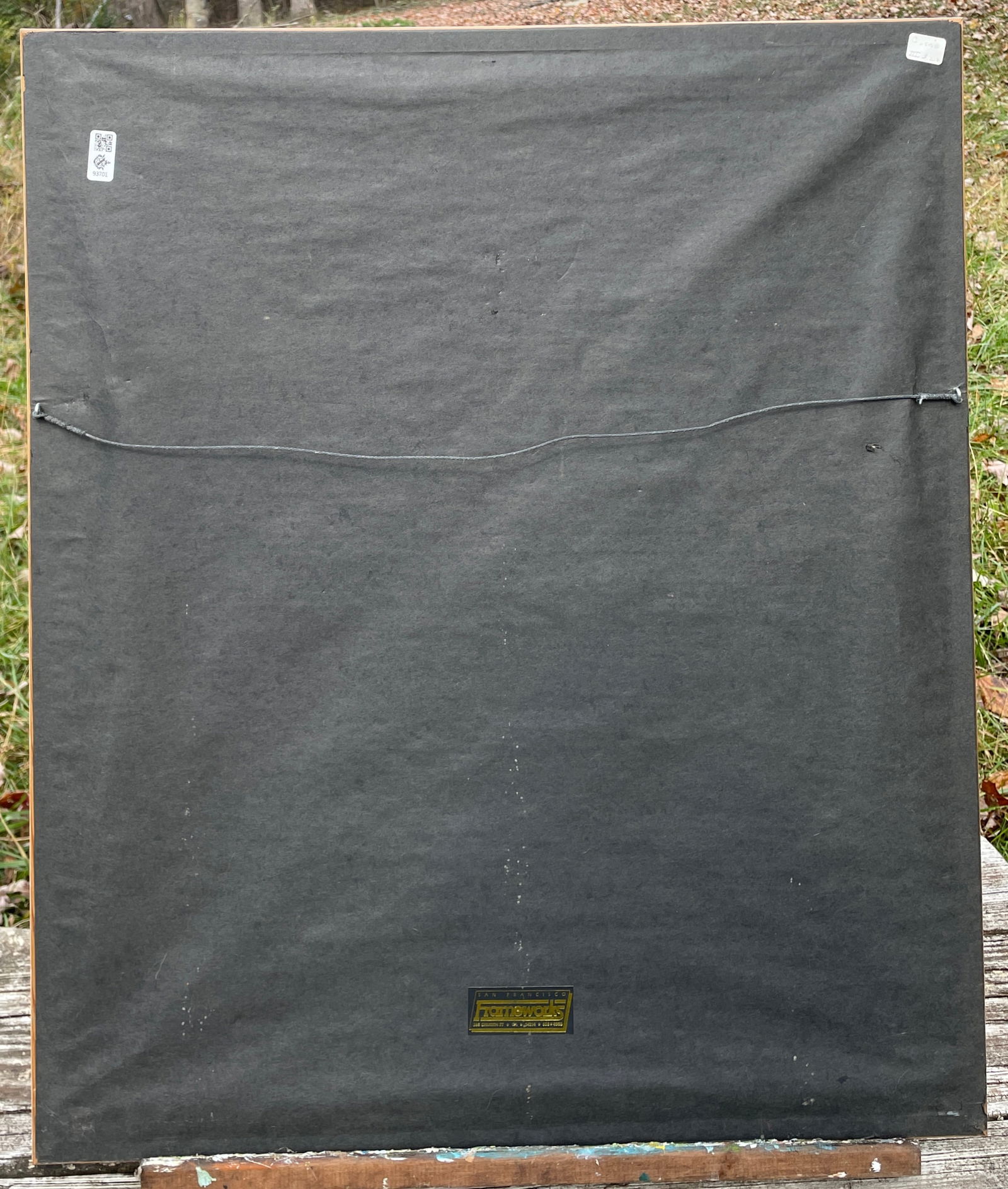 Outsider Art Flower Painting on Paper Framed Signed SADIE EPSTEIN - 4